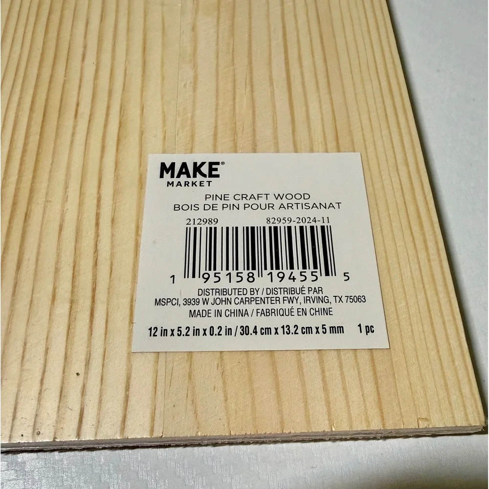 Make Market pine craft